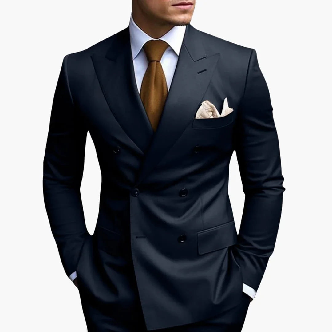 Evander | Men’s Double-Breasted Suit for Formal Events