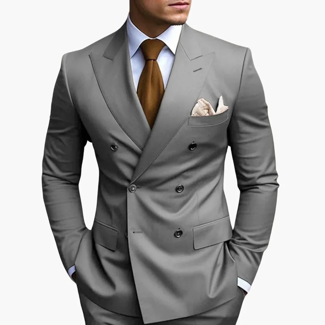 Evander | Men’s Double-Breasted Suit for Formal Events
