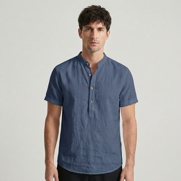 Arden | Men’s Short Sleeve Shirt in a Clean Minimal Style