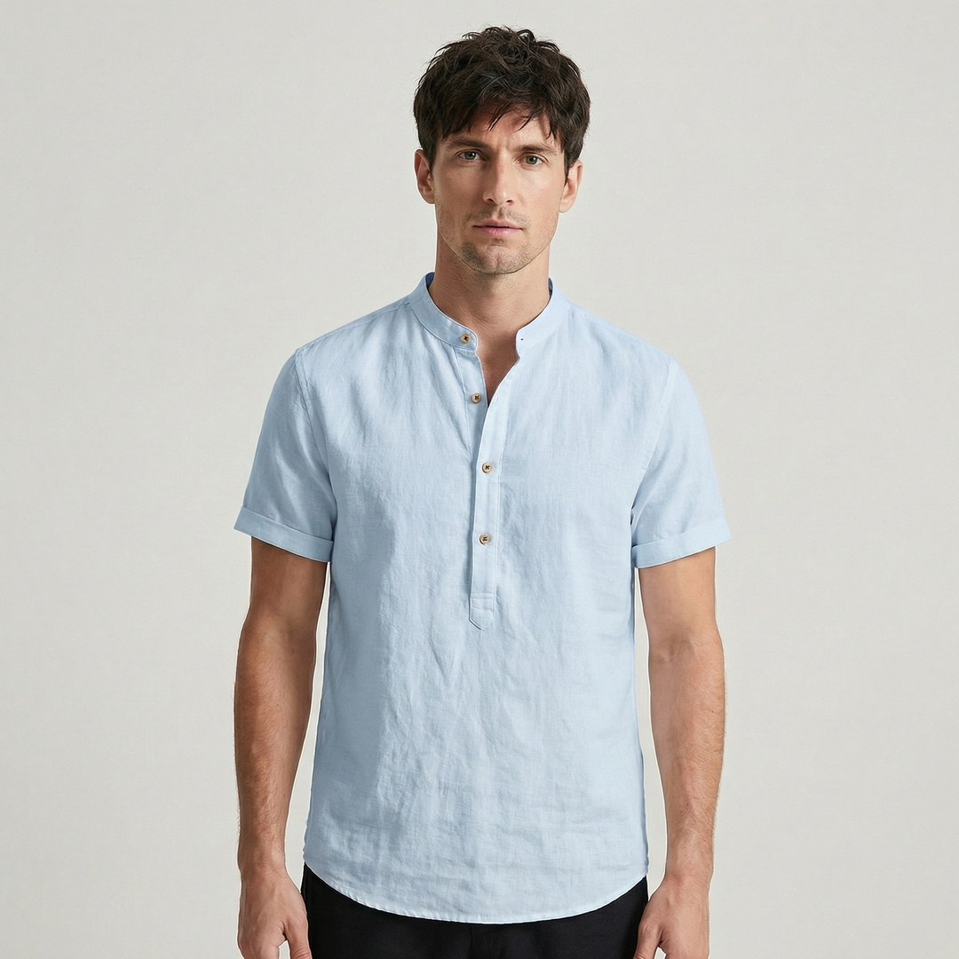 Arden | Men’s Short Sleeve Shirt in a Clean Minimal Style