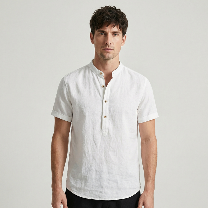 Arden | Men’s Short Sleeve Shirt in a Clean Minimal Style