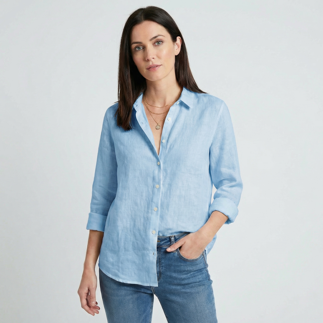 Avelin | Women’s Casual Shirt with Relaxed Draping