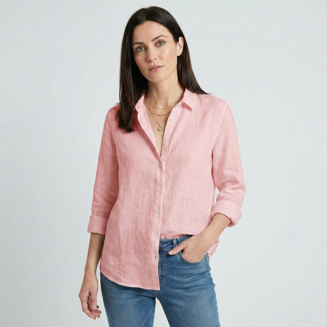 Avelin | Women’s Casual Shirt with Relaxed Draping