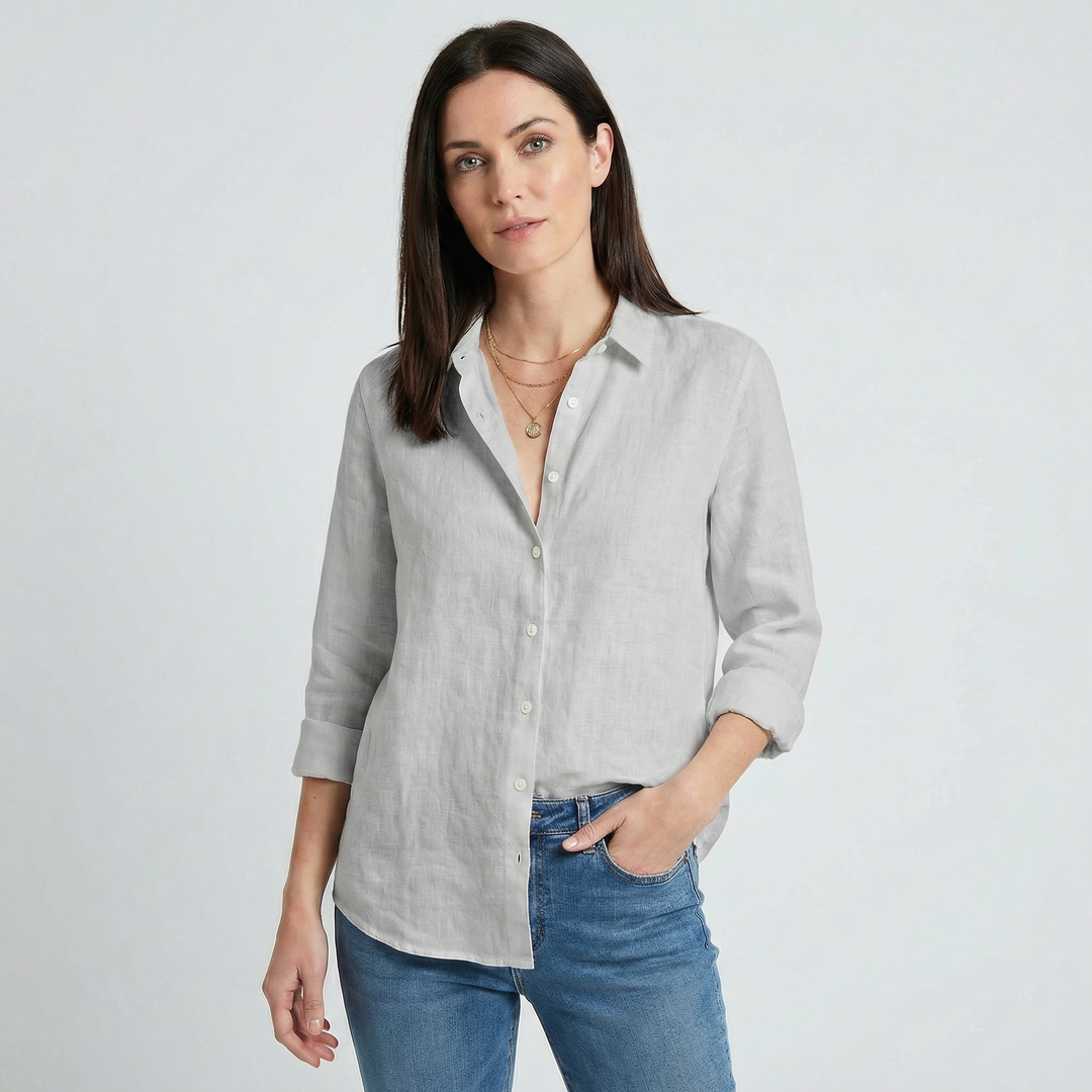Avelin | Women’s Casual Shirt with Relaxed Draping
