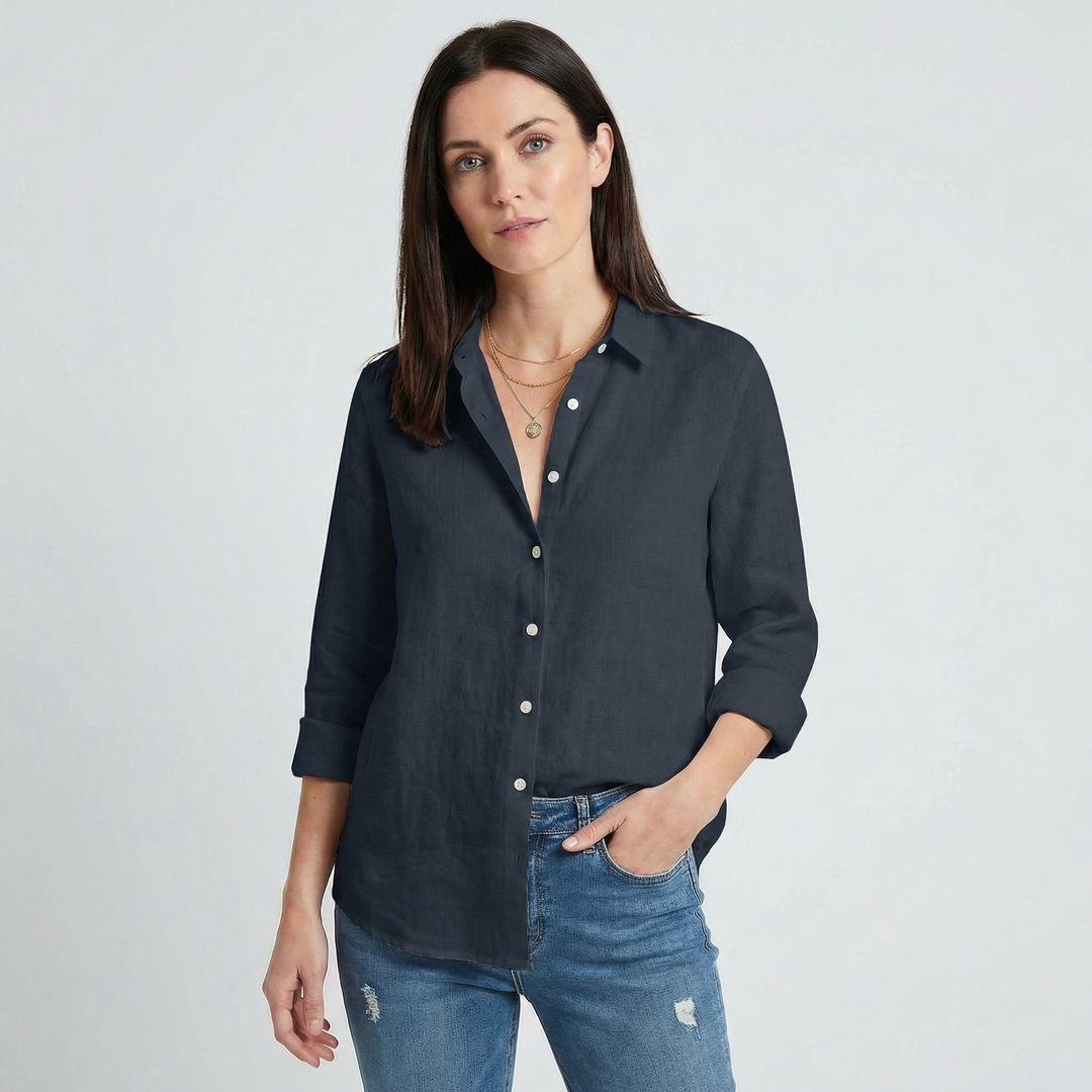 Avelin | Women’s Casual Shirt with Relaxed Draping