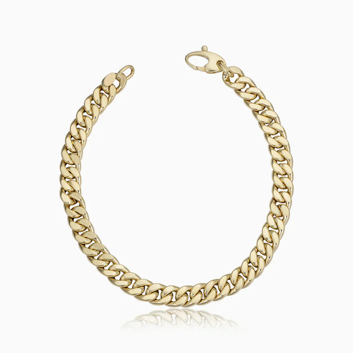 Estate Cuban Bracelet | 16k Gold