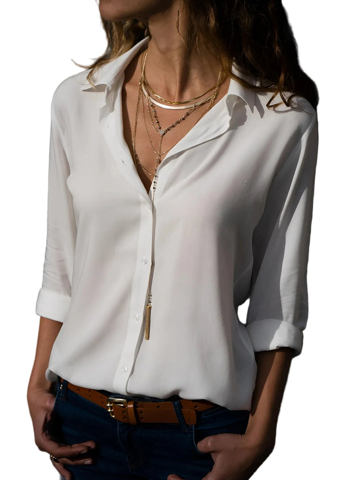 Valenza | Women’s Shirt featuring a Striking Buttoned Closure