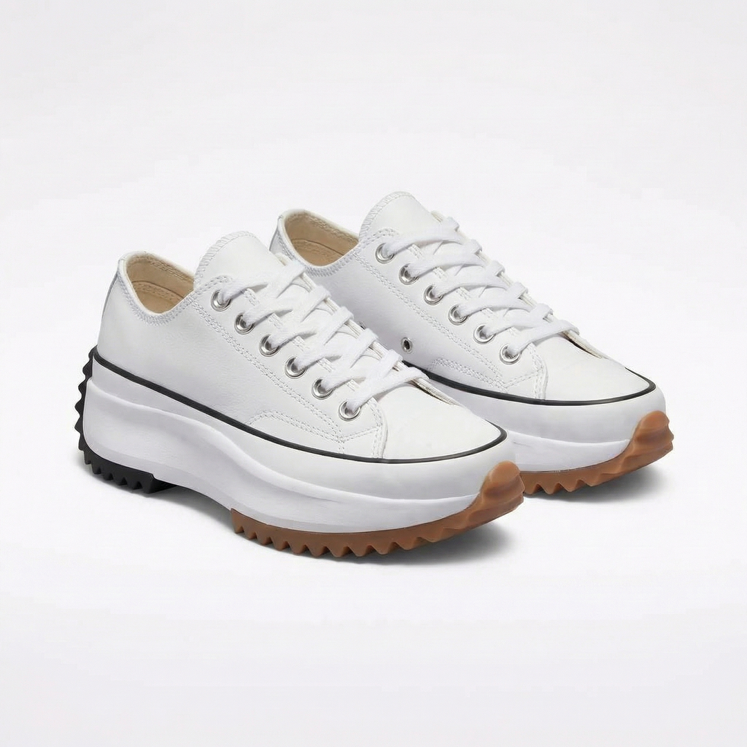 Calyra | Women’s Platform Trainers with Contrast Toe Cap