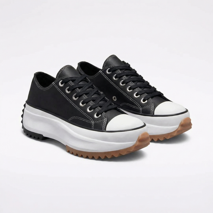 Calyra | Women’s Platform Trainers with Contrast Toe Cap