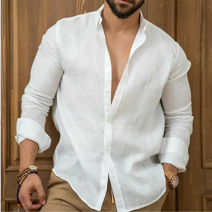 Matteo | Men’s Button-Up Shirt for Effortless Neat Wardrobe Pick