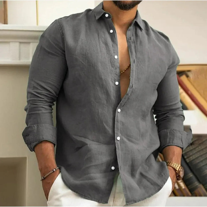 Matteo | Men’s Button-Up Shirt for Effortless Neat Wardrobe Pick