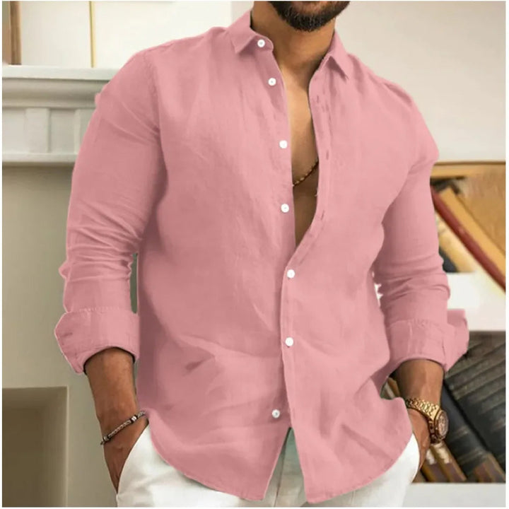 Matteo | Men’s Button-Up Shirt for Effortless Neat Wardrobe Pick