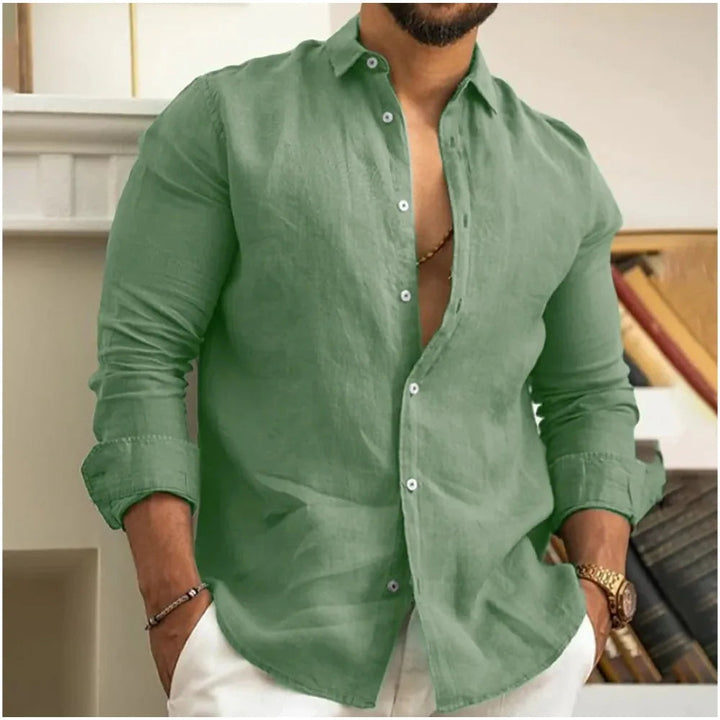 Matteo | Men’s Button-Up Shirt for Effortless Neat Wardrobe Pick