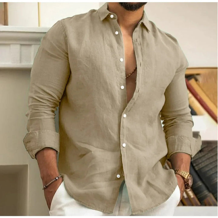 Matteo | Men’s Button-Up Shirt for Effortless Neat Wardrobe Pick