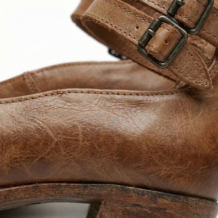 Cavira | Women’s Ankle Boots featuring Multi Strap Detail