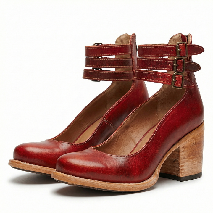 Cavira | Women’s Ankle Boots featuring Multi Strap Detail