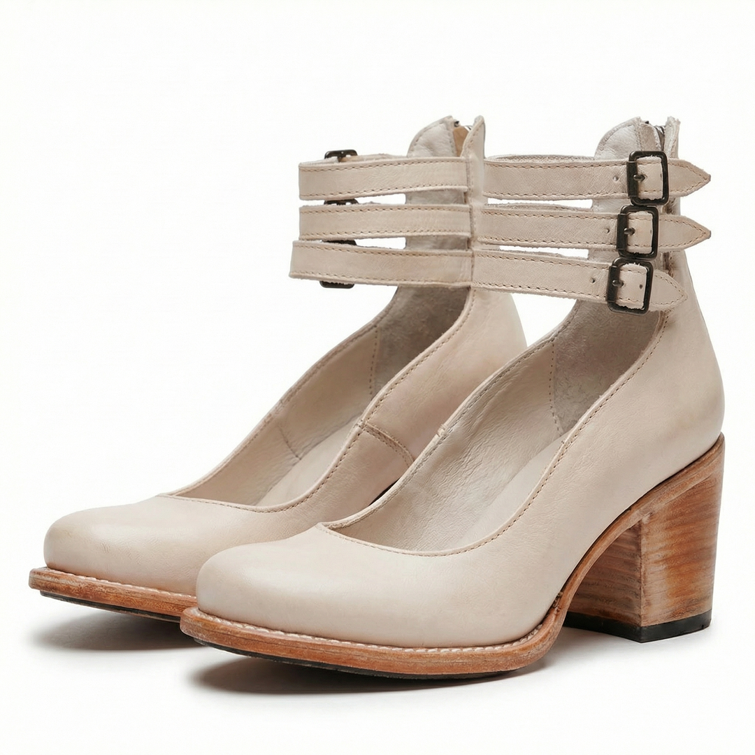 Cavira | Women’s Ankle Boots featuring Multi Strap Detail