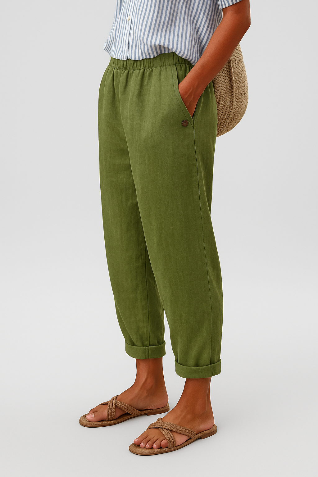 Yaz - Stylish Trousers with Side Pockets
