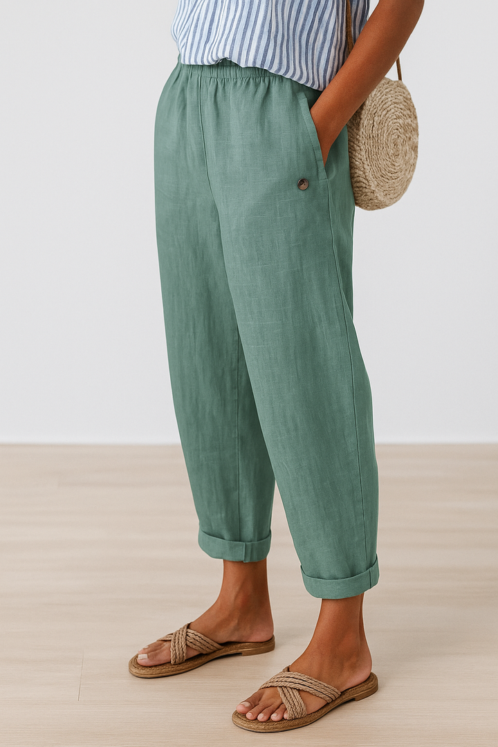 Yaz - Stylish Trousers with Side Pockets