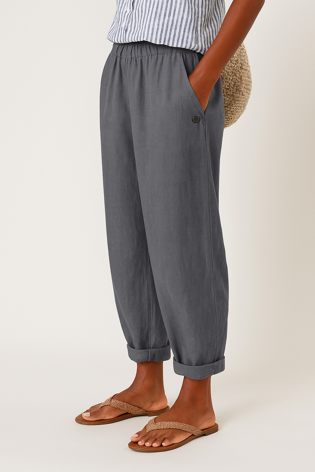 Yaz - Stylish Trousers with Side Pockets