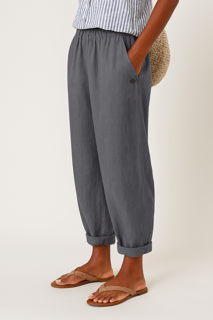 Yaz - Stylish Trousers with Side Pockets