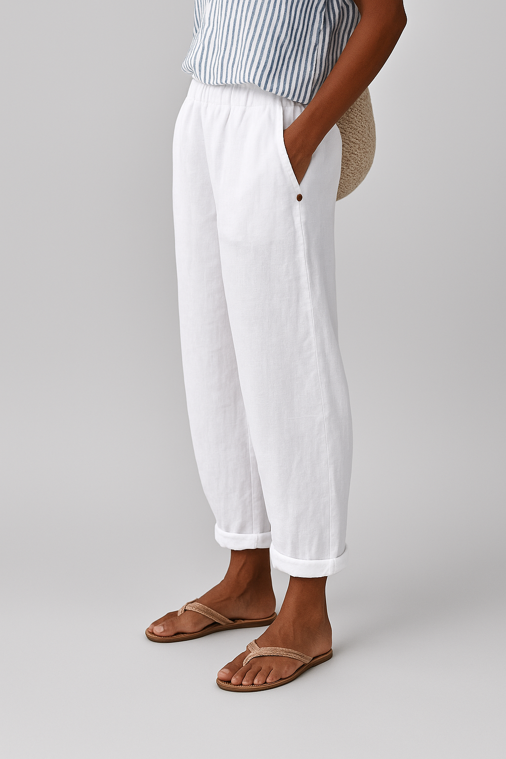 Yaz - Stylish Trousers with Side Pockets