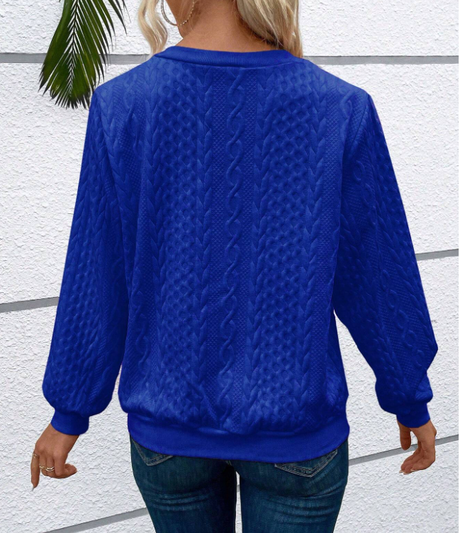 Seraphina | Women’s Zip Jumper featuring Textured Key Feature
