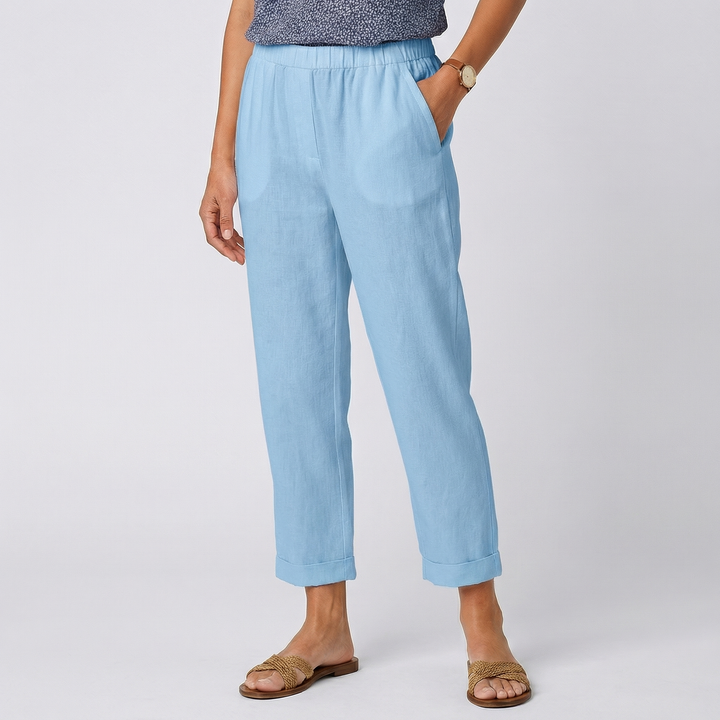 Elvara | Women’s Cropped Trousers with Clean Tapered Silhouette