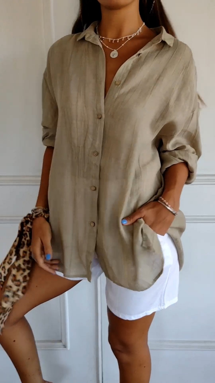 Ziora | Women’s Button-Up Shirt Top designed for Everyday Ease