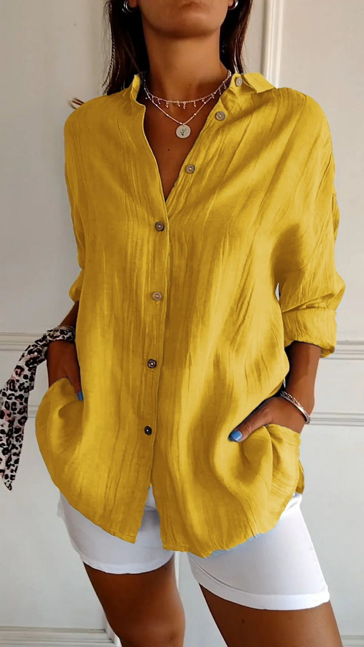 Ziora | Women’s Button-Up Shirt Top designed for Everyday Ease