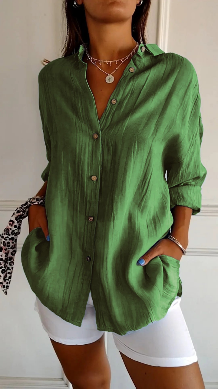 Ziora | Women’s Button-Up Shirt Top designed for Everyday Ease