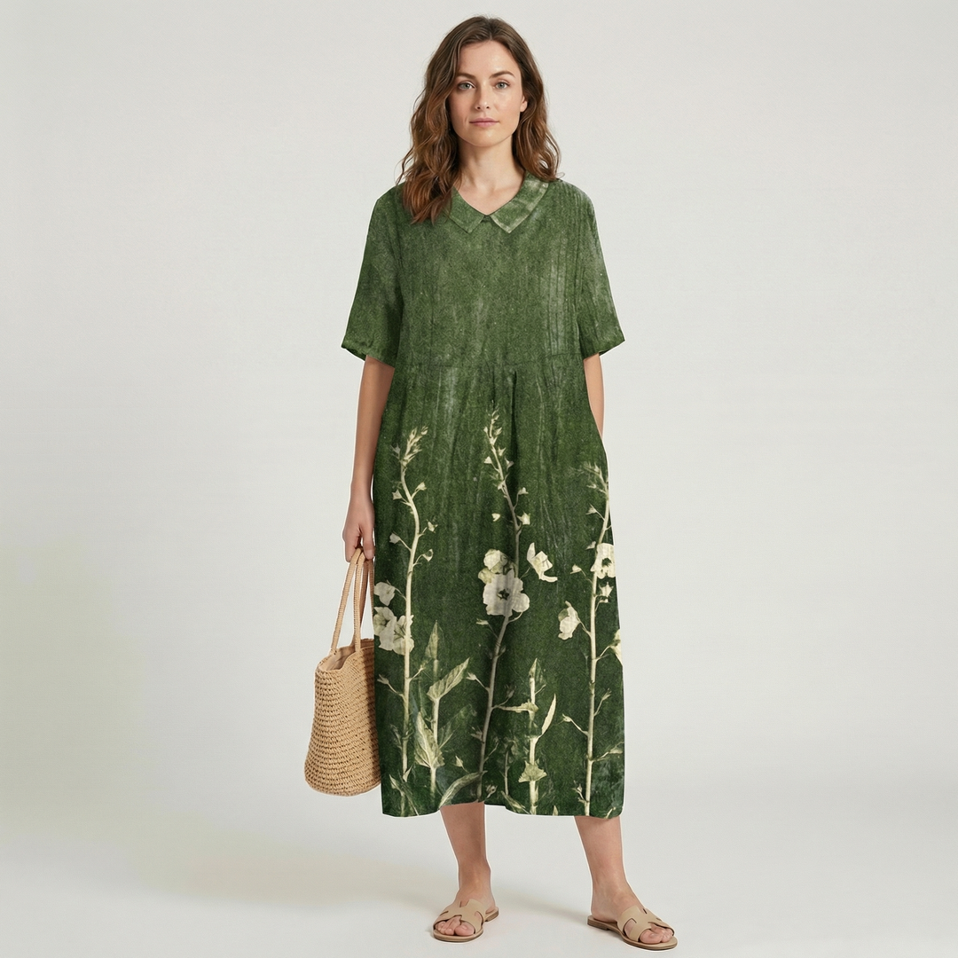 Florelle | Women’s Floral Midi Dress for Summer Days