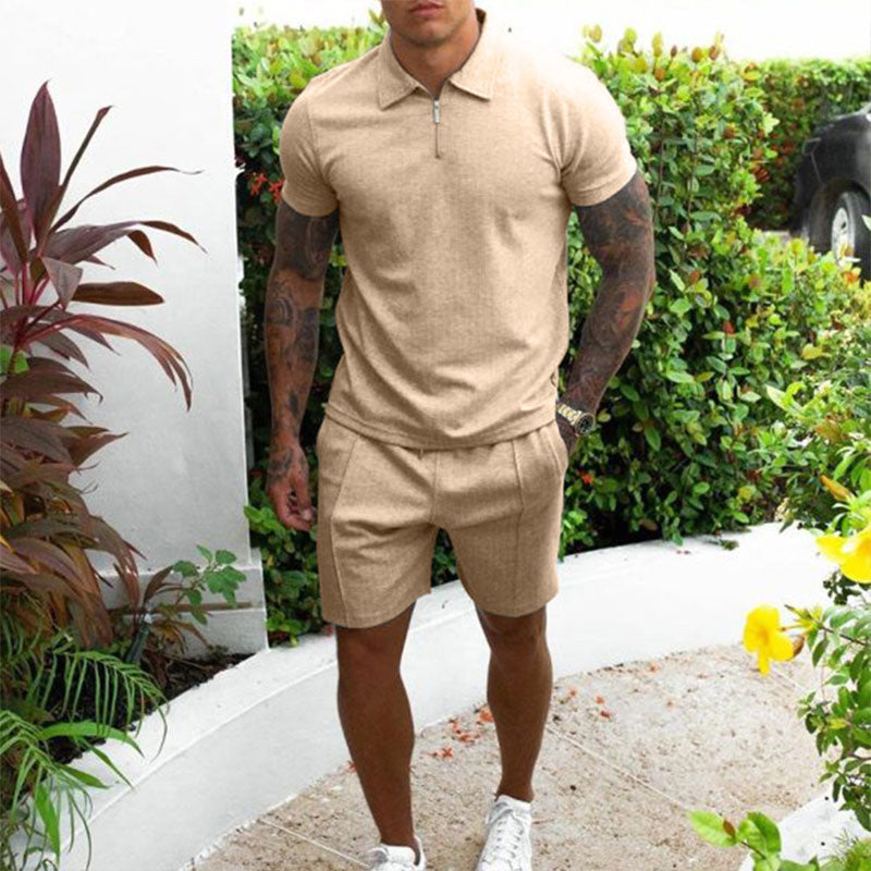 Kaelton | Men’s Polo And Shorts Set designed for Smart Casual Days