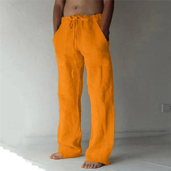 Renwick | Men’s Drawstring Trousers in a Relaxed Wide-Leg Fit