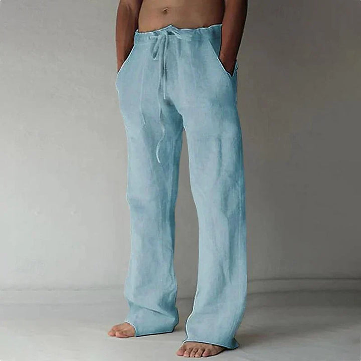 Renwick | Men’s Drawstring Trousers in a Relaxed Wide-Leg Fit