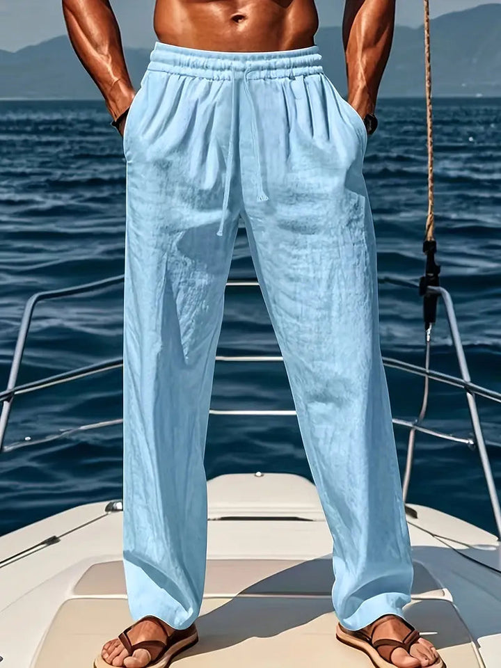 Nolan | Men’s Drawstring Trousers for Holiday Ensemble