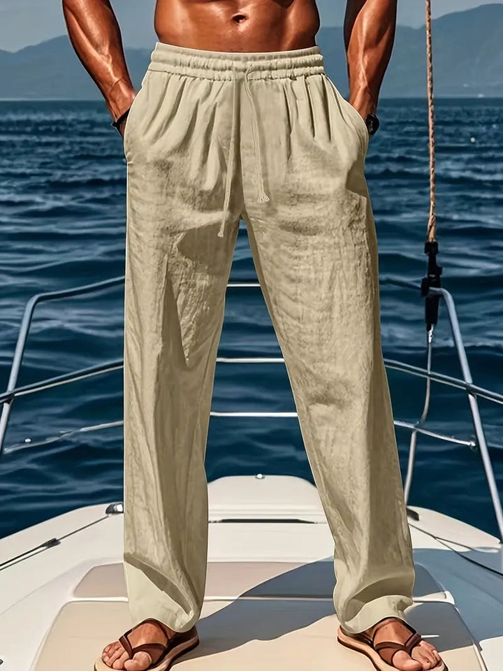Nolan | Men’s Drawstring Trousers for Holiday Ensemble