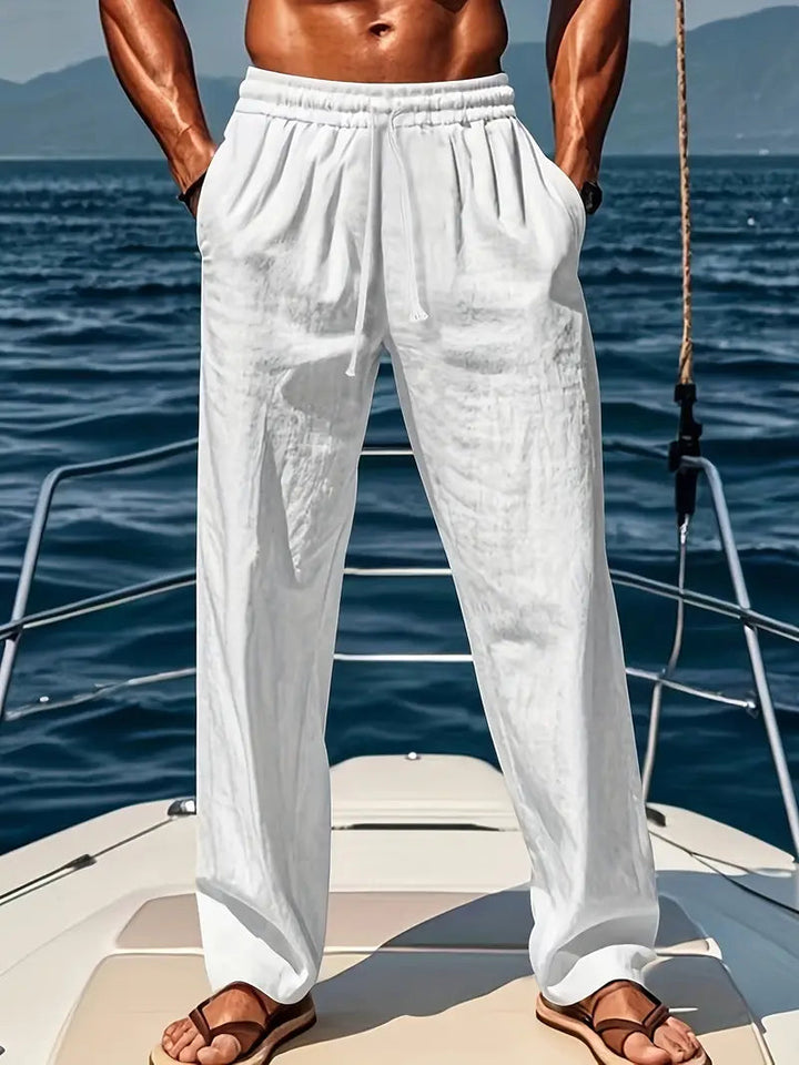 Nolan | Men’s Drawstring Trousers for Holiday Ensemble