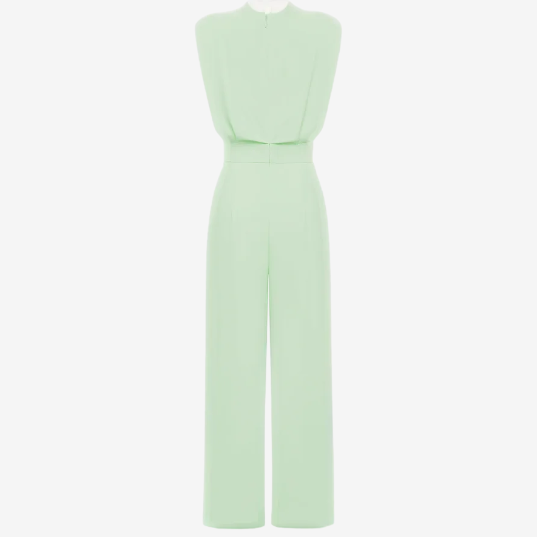 Pavelle | Women’s Sleeveless Jumpsuit with a Defined Waist