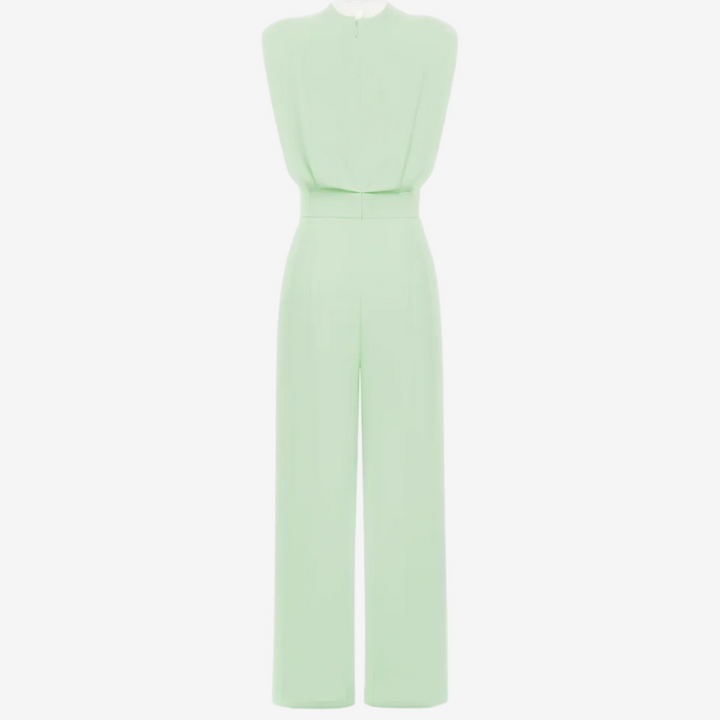 Pavelle | Women’s Sleeveless Jumpsuit with a Defined Waist