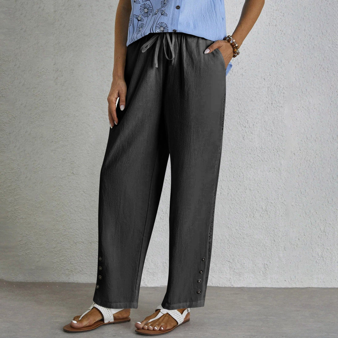 Celena™ - Effortless Buttoned Trousers
