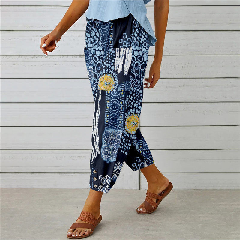 Shantal™ - Boho Printed Trousers