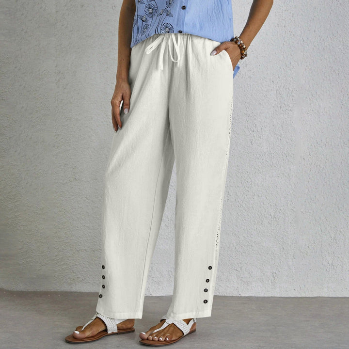 Celena™ - Effortless Buttoned Trousers