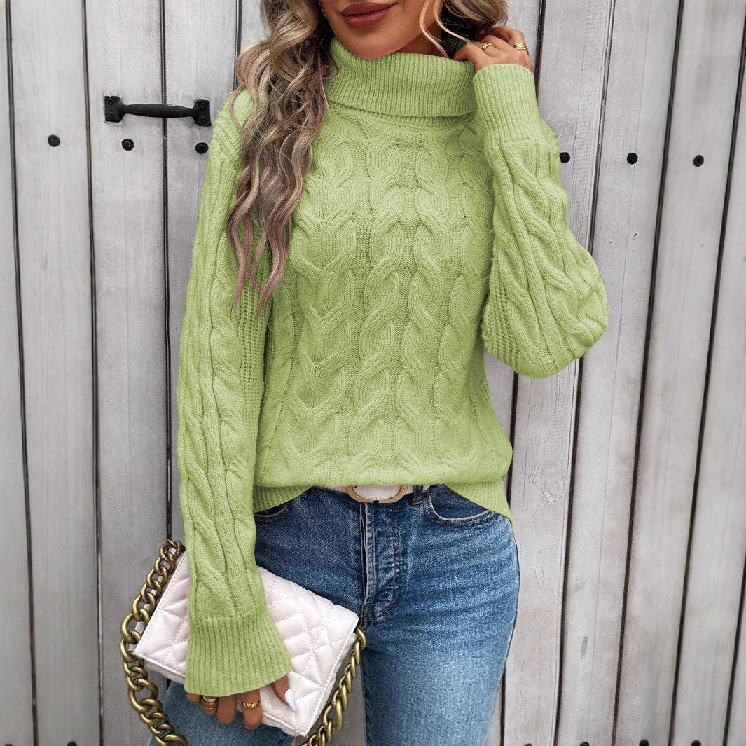 Celina – Cable Knit Turtleneck Sweater