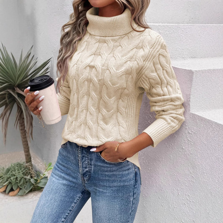 Celina – Cable Knit Turtleneck Sweater