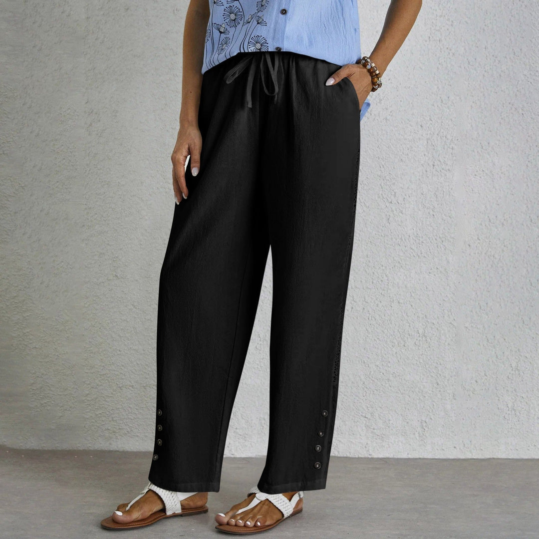 Celena™ - Effortless Buttoned Trousers