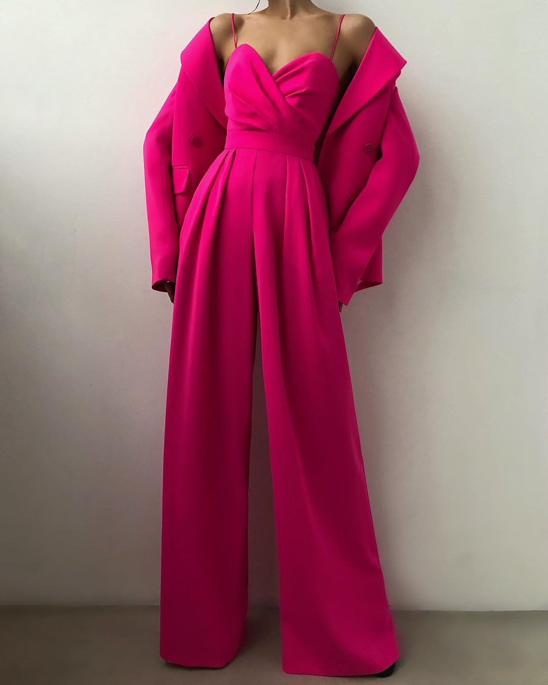Amoria | Women’s Wide-Leg Jumpsuit featuring a Sweetheart Neckline