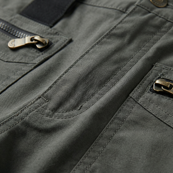 Ravik | Men’s Cargo Shorts with multi-zip pocket detail