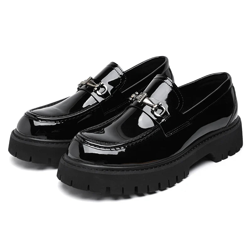 Rovanni | Men’s Chunky Loafers featuring Decorative bar