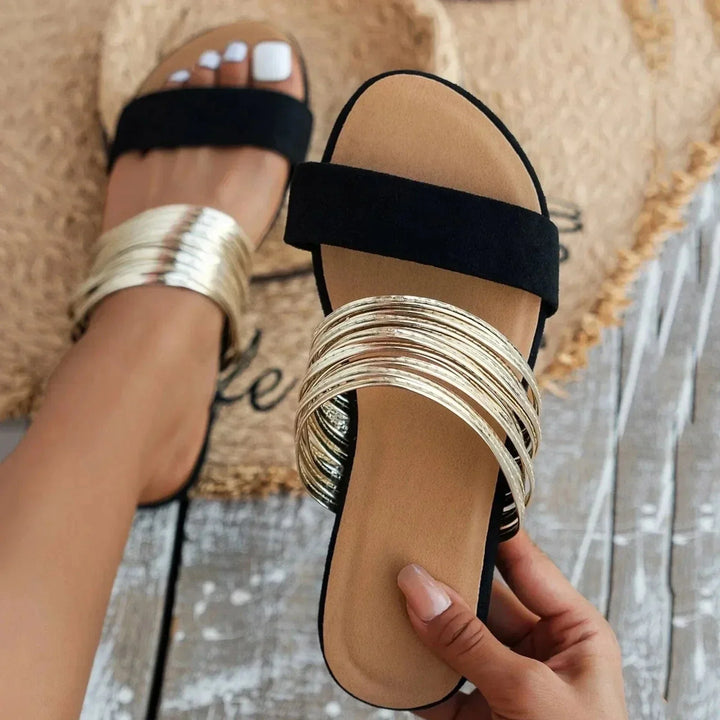 Clarisse | Women’s Slide Sandals for Easy Summer Dress-up option